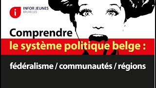 Comprendre le système politique belge  fédéralisme communautés régions [upl. by Udella]