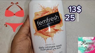 femfresh Intimate Daily Wash💦 with Aleo🌵Vera ph balanced Review amp Swatch [upl. by Bekelja]