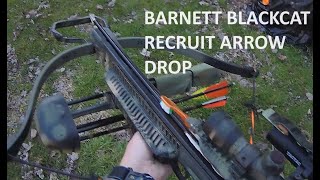 Barnett Blackcat Recruit Crossbow Arrow Drop [upl. by Lemaj703]