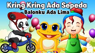 Kring Kring Ada Sepeda Balonku Ada Lima  Lagu Anak Indonesia  Lagu Anak Terbaru  Lagu Anak [upl. by Adrial]