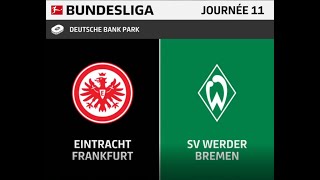 EAFC25BundesligaSGESVW11 journéeSAISON 1 [upl. by Crescen926]