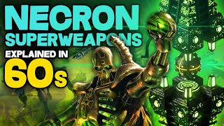 NECRON SUPERWEAPONS explained in 60 SECONDS  Warhammer 40k Lore [upl. by Ileane]