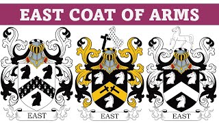 East Coat of Arms amp Family Crest  Symbols Bearers History [upl. by Chaffin]