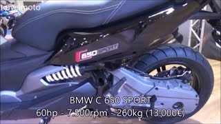 HONDA INTEGRA 750 vs BMW C 650 sport [upl. by Rocher]