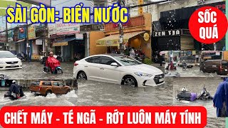 Trực tiếp sáng nay tại Sài Gòn MÊNH MÔNG BIỂN NƯỚC  CHẾT MÁY  TÉ NGÃ  NƯỚC TUNG TÓE [upl. by Profant641]