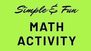 Math Fact Activity [upl. by Brightman81]