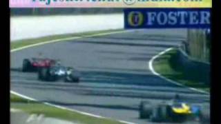 juan pablo montoya challenging micheal schumacher monza [upl. by Ennasirk220]