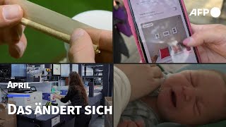 Das ändert sich im April für Verbraucher  AFP [upl. by Aikit]