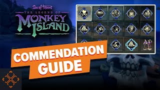 Sea Of Thieves Journey To Melee Island Commendations Guide [upl. by Alleira]