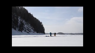 Ice Fishing amp Winter Camping In Temagami [upl. by Odlaner554]