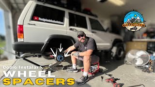 Instalación de WHEEL SPACERS a Jeep Cherokee XJ [upl. by Melonie]