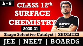 Surface Chemistry  Shape Selective Catalysis  ZEOLITES  L  8  JEE  NEET  BOARDS [upl. by Auston]