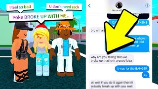 TELLING FANS WE BROKE UP ON HER ACCOUNT Roblox [upl. by Ahsinav]