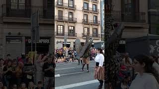 20242409 CAVALCADA DE LA MERÇÈ AL CARRER PELAI DE BARCELONA [upl. by Gaye]