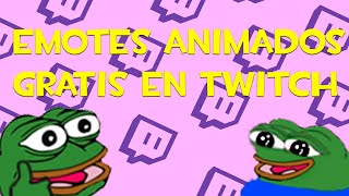 COMO VER EMOTES ANIMADOS en twitch con better ttv y frankerfacez [upl. by Allicsirp]