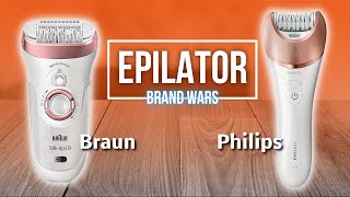 🙌 Braun Cordless Epilator VS Philips Epilator  BEST Epilators [upl. by Lertnek]