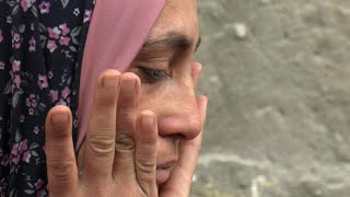 Palestinian woman says a miracle she escaped Israeli strike on Rafah  AFP [upl. by Maro]