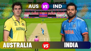 Live IND Vs AUS Match Score  Live Cricket Match Today  IND vs AUS live 1st innings livescore [upl. by Hartnett]