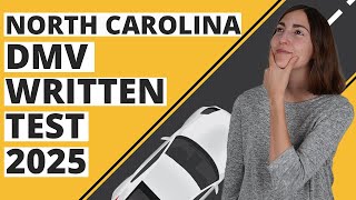 North Carolina DMV Written Test 2025 60 Questions with Explained Answers [upl. by Akemed]