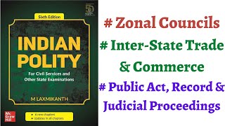 V69 Zonal Council InterState Trade and Commerce Public RecordActRulings M Laxmikanth Polity [upl. by Mapes]