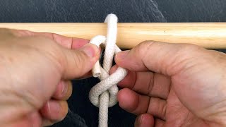 Buntline Hitch  a knot used for attaching a rope to an object [upl. by Naivaf]