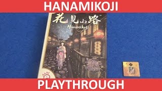 Hanamikoji  Playthrough [upl. by Eemaj409]