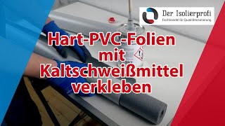 Verarbeitung von WBC Kaltschweissmittel auf HartPVCFolien [upl. by Lenaj]