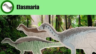 Prehistoric World Size Comparisons  Dinosaurs  Elasmaria [upl. by Schenck]