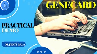 GENECARDS GENE Database Tutorial with Demo Bioinformatics and Biotechnology  Dr Jyoti Bala [upl. by Glad]