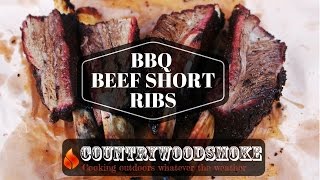 How to BBQ Beef Short Ribs on the Traeger Timberline [upl. by Zebaj]