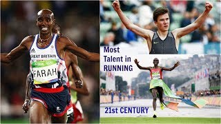 Best Runners of 21st Century at WORK Mo Farah Eluid Jakob [upl. by Ayikal401]