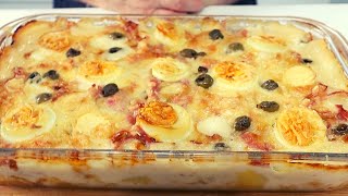 BATATA GRATINADA À PORTUGUESA RECEITA COM CARA DE ALMOÇO DE DOMINGO [upl. by Hubsher]