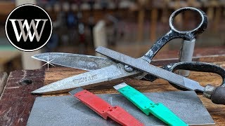 How To Sharpen Scissors Like A Pro [upl. by Annalise556]