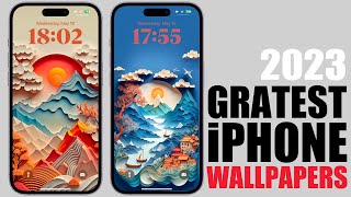 The BEST iPhone Wallpapers 2023  How To Get Them [upl. by Reinar]