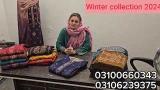 winter collection 2024 Reasonable prices stitched and unstitched collection [upl. by Ahsinat]