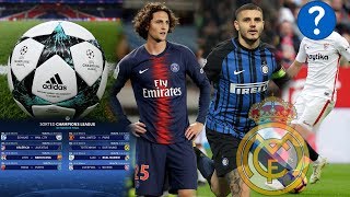 ASI QUEDO los 8vos de CHAMPIONS  ¿RABIOT al BARCA en ENERO  MADRID VA por 2 DELANTEROS [upl. by Arhaz]