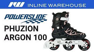 Powerslide Phuzion Argon 100 Womens Skates in Coral Review [upl. by Lulita959]