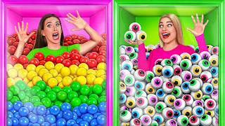 1000 Mystery Buttons Challenge Only 1 Lets You Escape  Funny Situations by Multi DO Challenge [upl. by Jennette253]