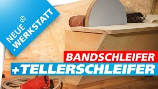 13 Tellerschleifer  Bandschleifer Maschinen Umbau  selber bauen [upl. by Herring131]