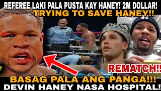 BREAKING DEVIN HANEY HOSPITAL MALALA ANG TAMA TANK DAVIS KASADO NA LABAN VIRAL REFEREE PUMUSTA [upl. by Camilo]