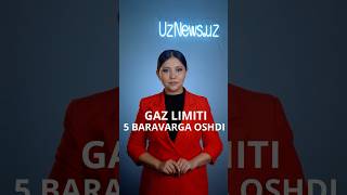 1noyabrdan O‘zbekistonda gaz limiti 5 barobarga oshiriladi ozbekiston [upl. by Aiyekal]