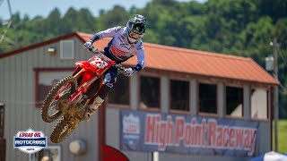 High Point National FULL 450 Moto 1  2022 Pro Motocross [upl. by Leidba]