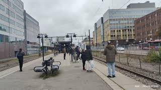 Sundbyberg Stockholm Sweden pendeltåg travel amazingplace lovethis [upl. by Humpage]