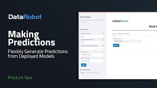 Make Predictions  Introduction to DataRobot AI Production [upl. by Nixie]