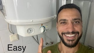 How to fix a hot water heater  Not heating [upl. by Aleunamme]