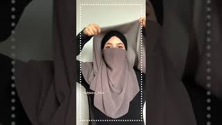 Niqab Tutorial  1millionviews hijab saveplastine trending edit study niqab viralshorts 1k [upl. by Ymia]