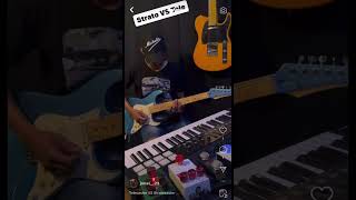 Telecaster VS Stratocaster guitar guitarbrazil musica rock riff telecaster stratocaster [upl. by Rialcnis]