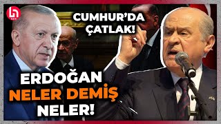 CUMHURDA ÇATLAK Erdoğan görüşmede Bahçeliye neler demiş neler quotİttifak konusunda hassas olunquot [upl. by Sylvia]