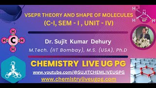 VSEPR THEORY AND SHAPE OF MOLECULES [upl. by Izabel]