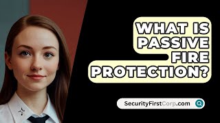 What Is Passive Fire Protection  SecurityFirstCorpcom [upl. by Brianne]